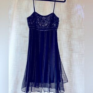 Beautiful silk and bead dress